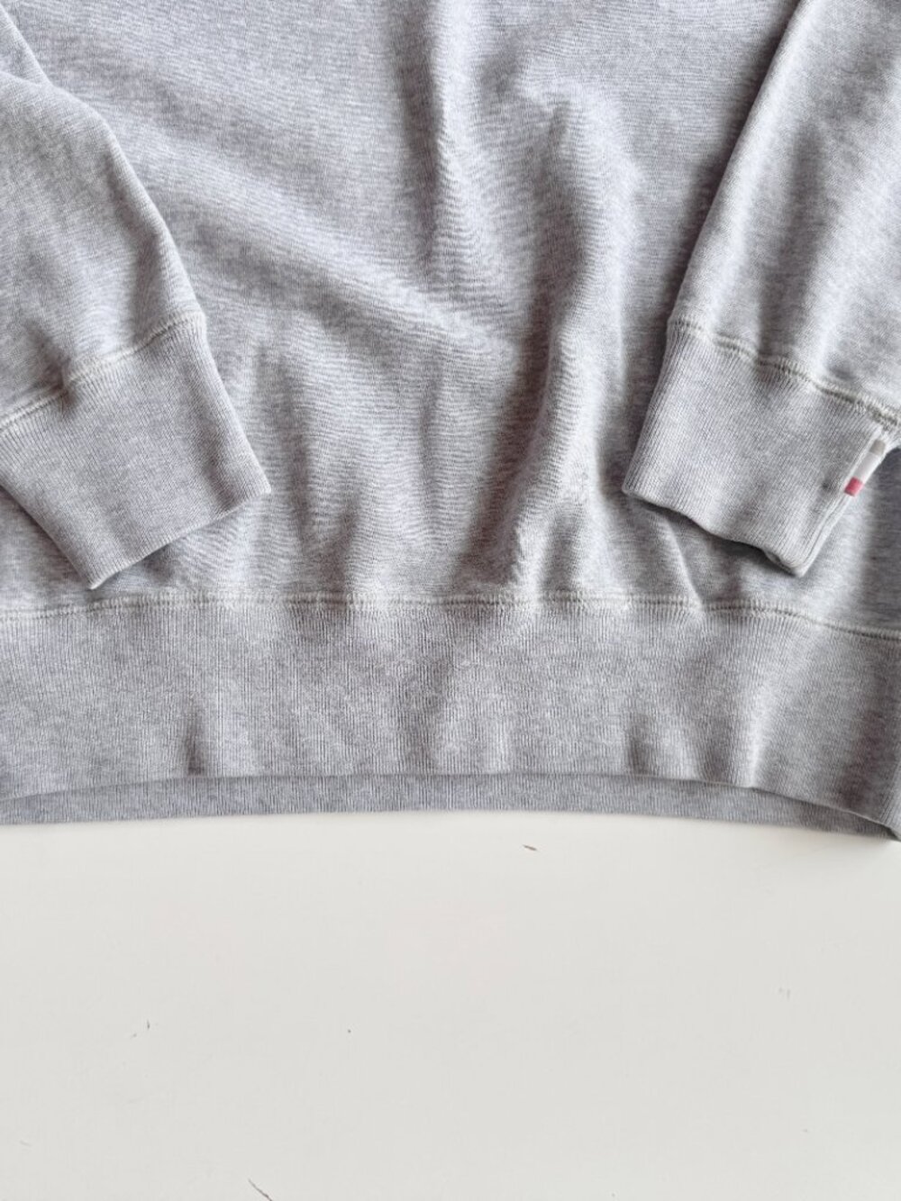 PROVINCE OF CANADA Heather Grey 100% Cotton Terry Crew Neck Sweatshirt, Size M - Picture 8 of 14